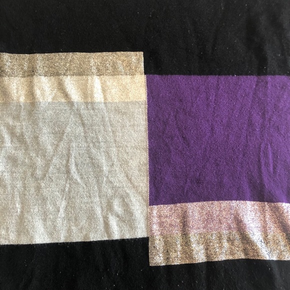 JM Collection Color Blocked Crew Neck Sweater - Picture 5 of 7